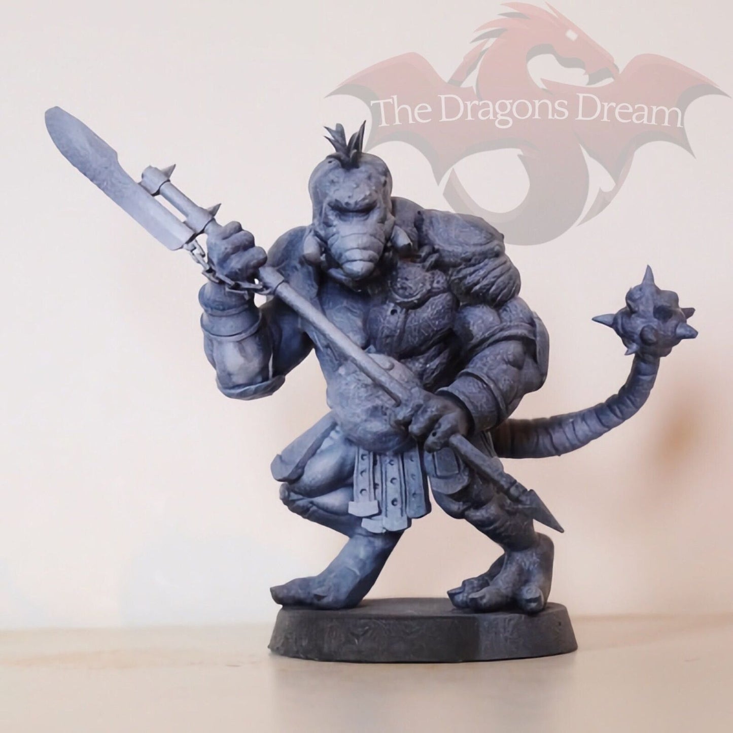 Lizardman with Halberd