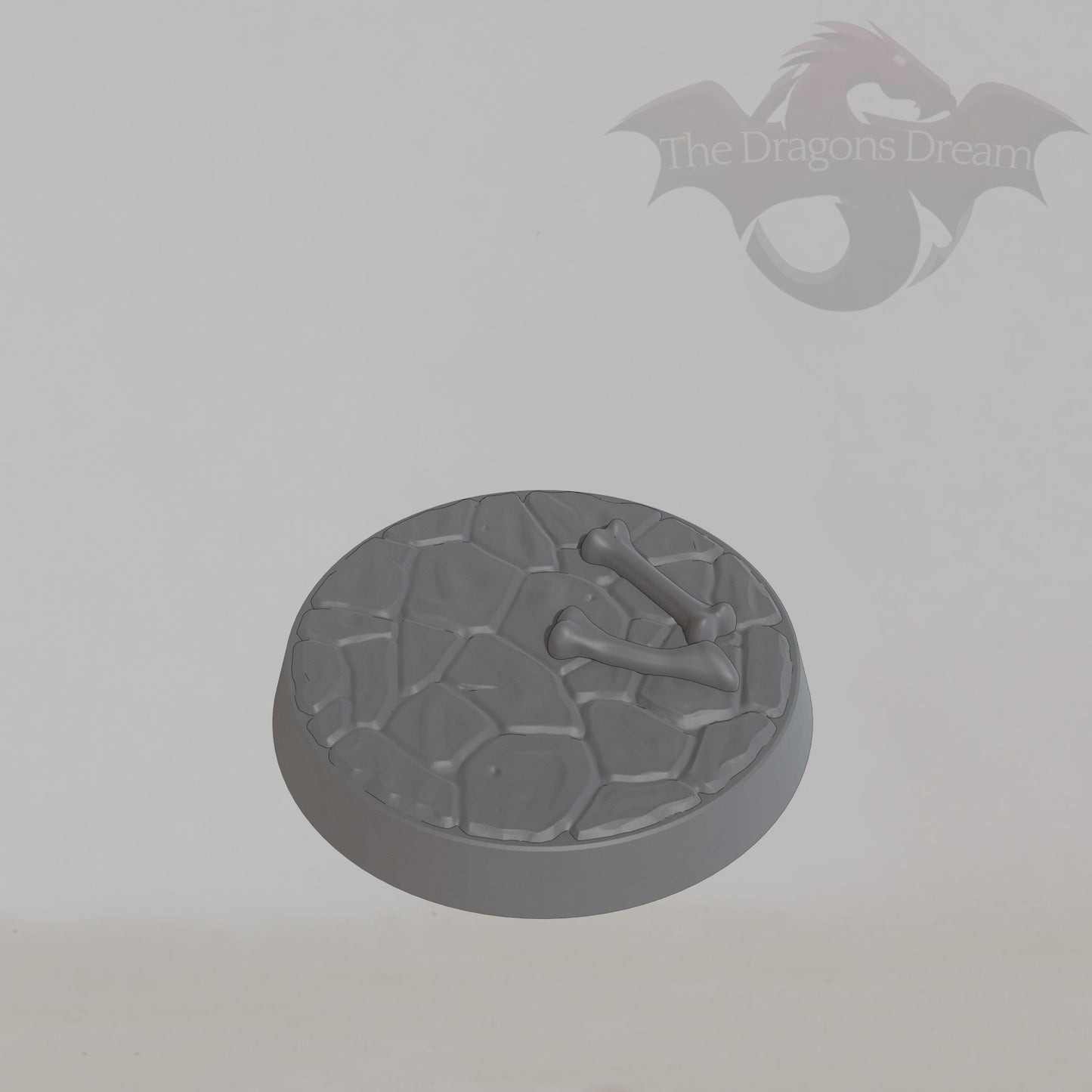 Round Base - Dungeon Floor with Bones