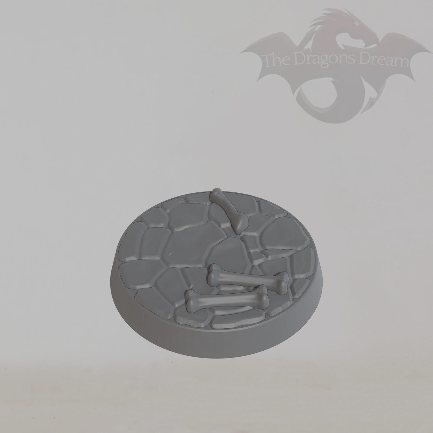 Round Base - Dungeon Floor with Bones