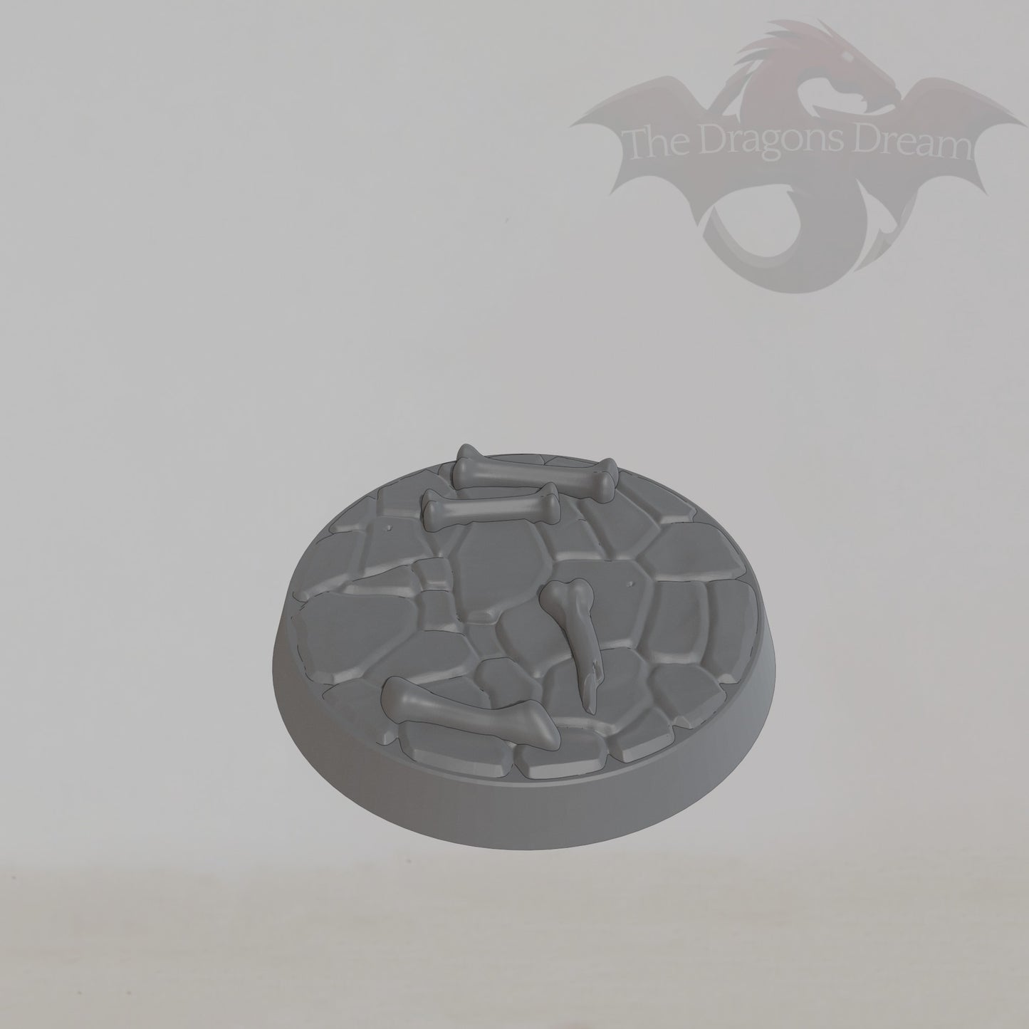 Round Base - Dungeon Floor with Bones