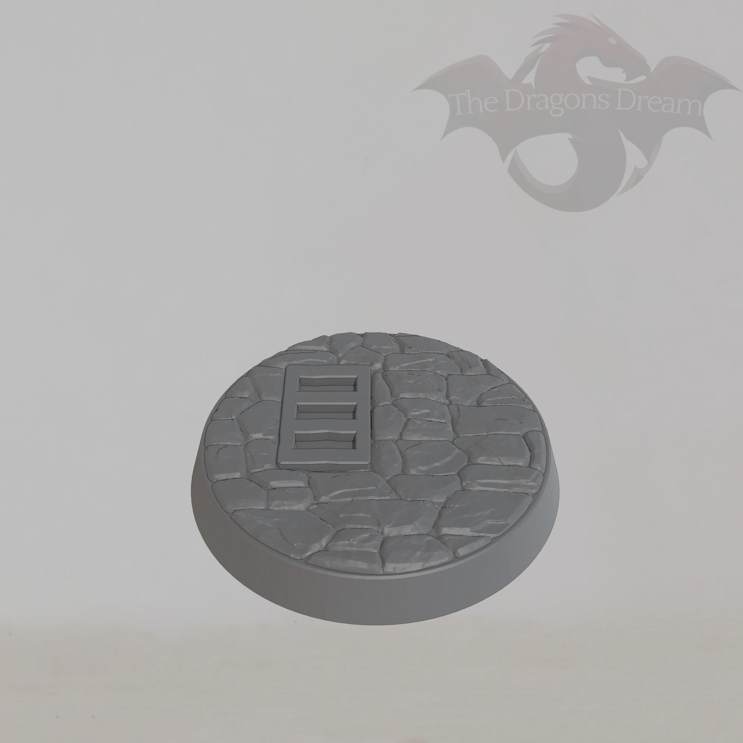 Round Base - Cobble Floor with Small Grate