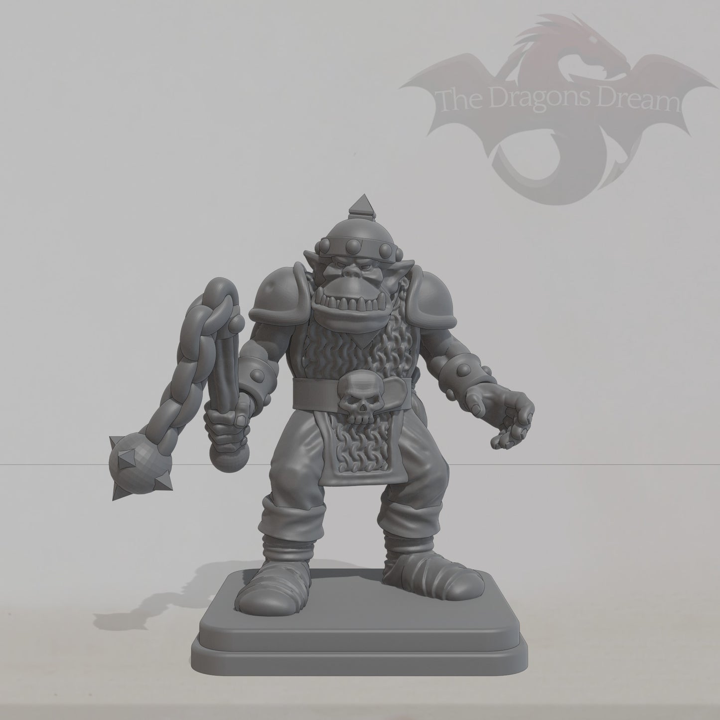 Orc with flail