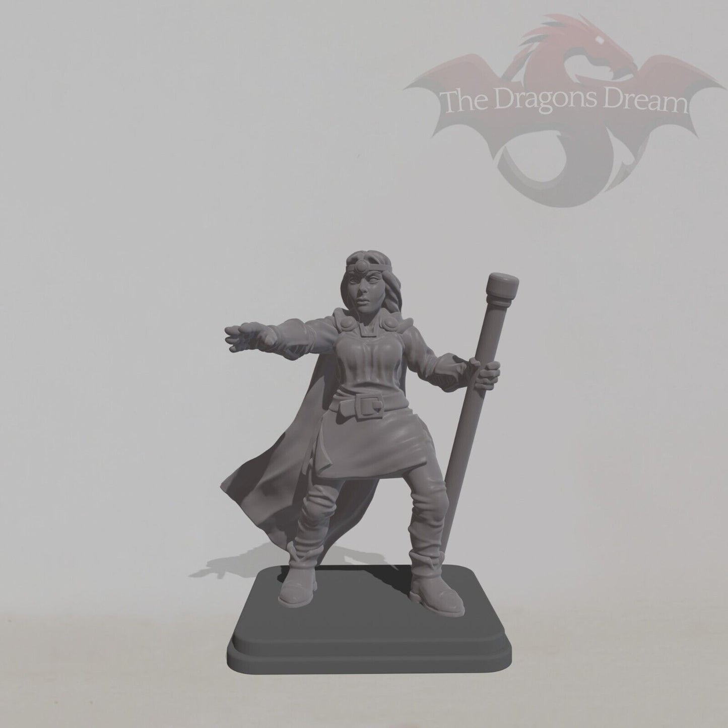 Monstrous Encounters Heroquest Inspired Female Wizard