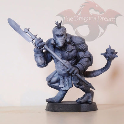 Lizardman with Halberd