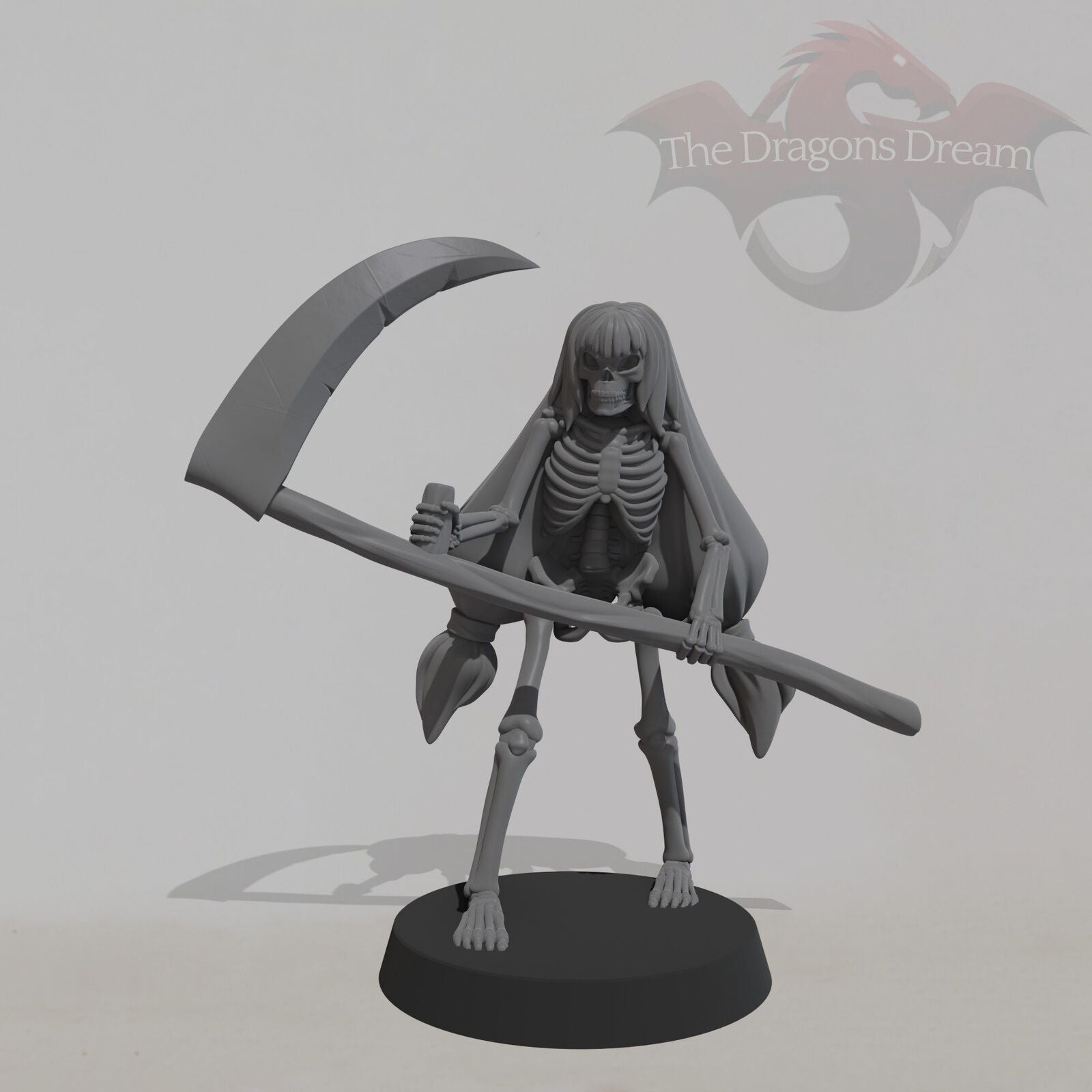 Female Skeleton - 2 - DnD, Pathfinder, Tales of the Valiant - Miniature