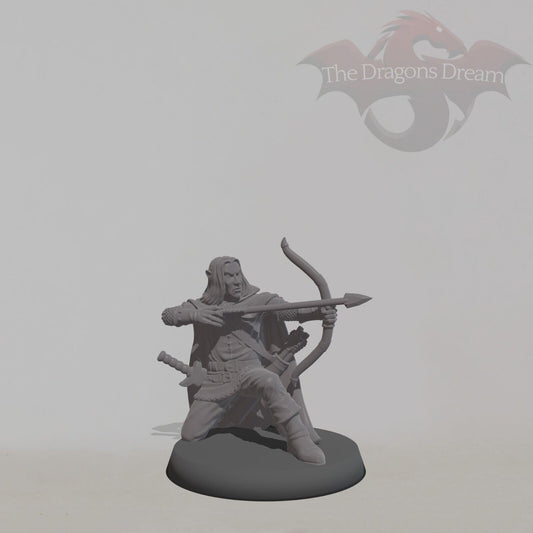 Elven Archer - Kneeling