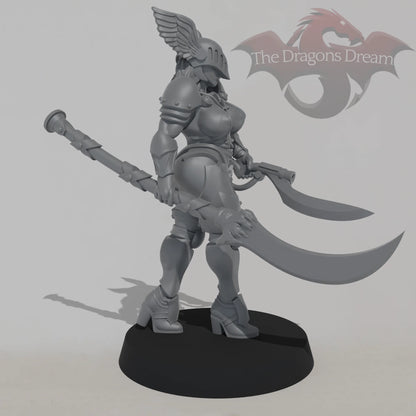 Paladin Nun - Scythe and Gun Sword