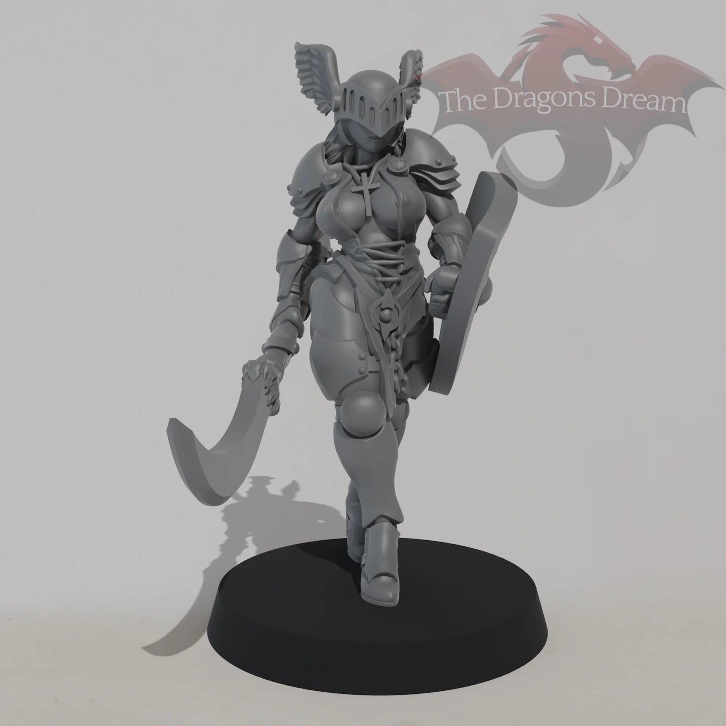 Paladin Nun - Scythe and Shield