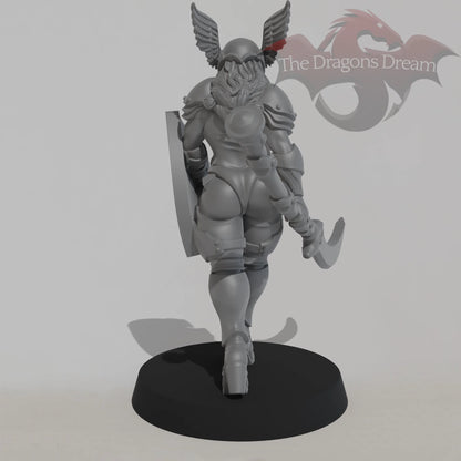 Paladin Nun - Scythe and Shield