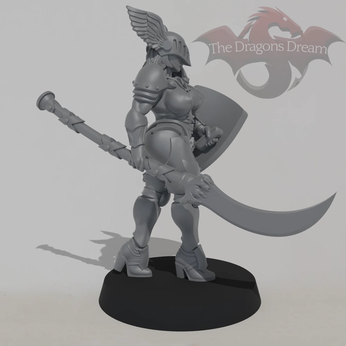 Paladin Nun - Scythe and Shield