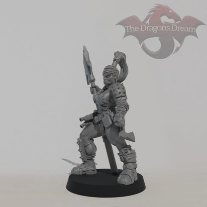 Female Half Orc Buccaneer