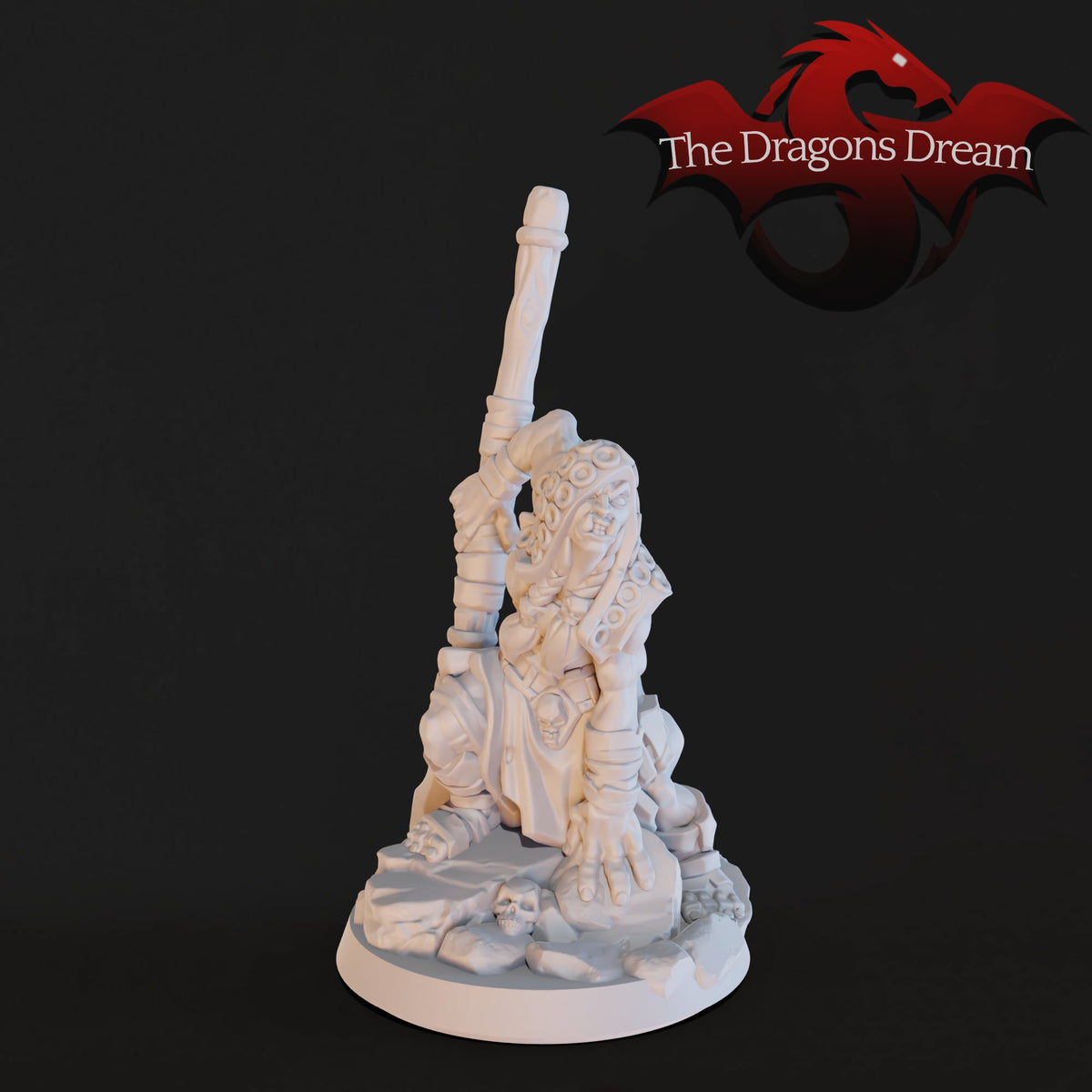 Female Orc Barbarian