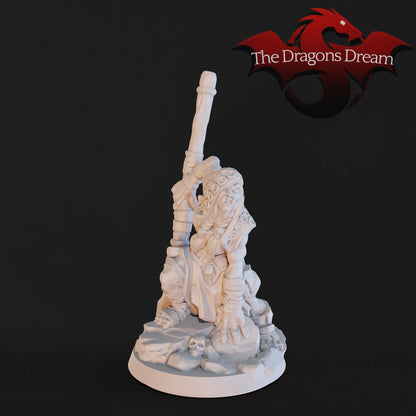 Female Orc Barbarian