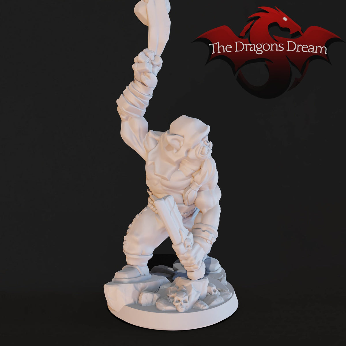 Orc with sword and sling