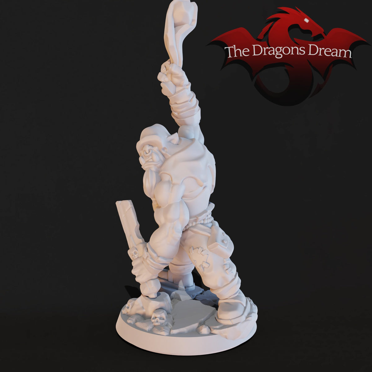 Orc with sword and sling