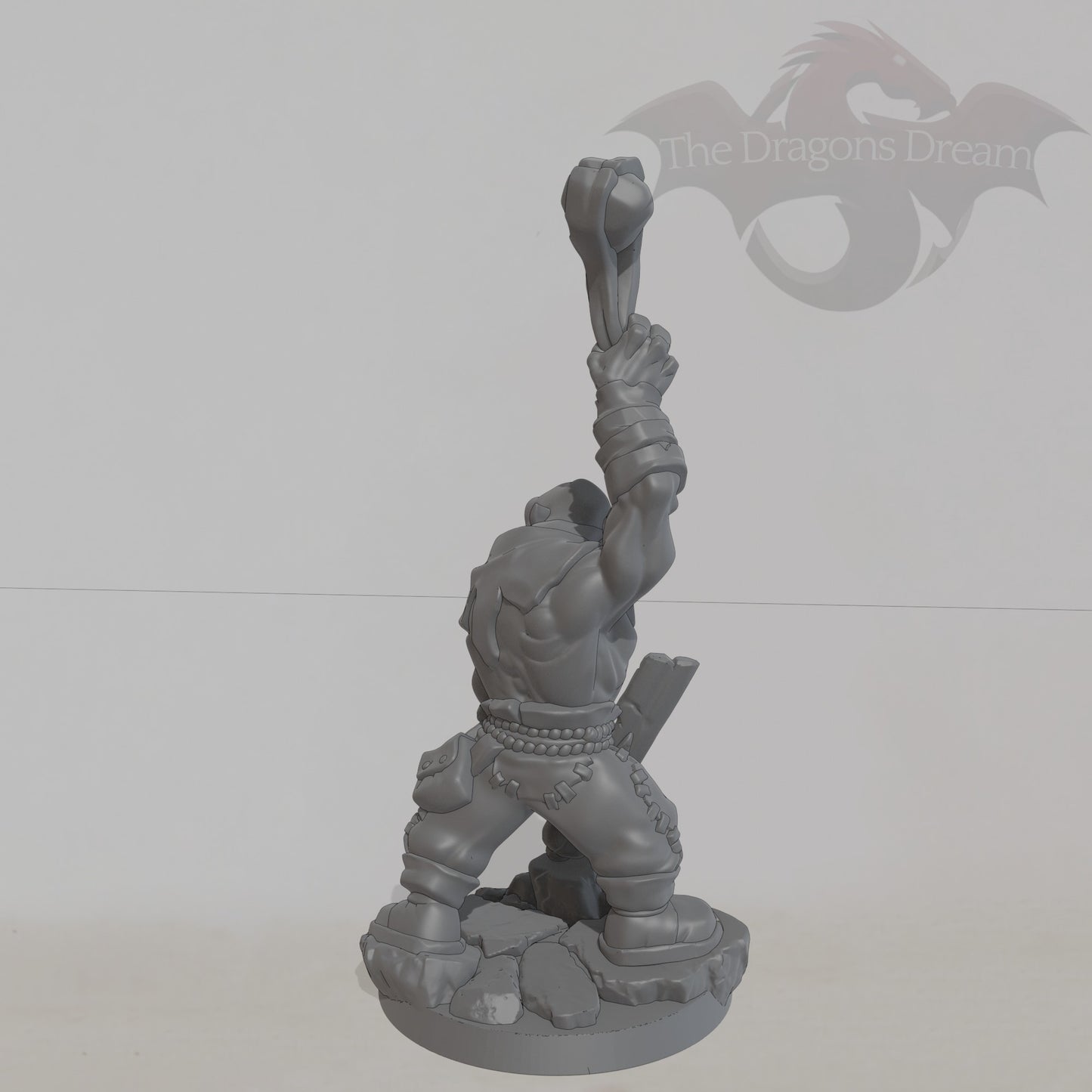 Orc with sword and sling