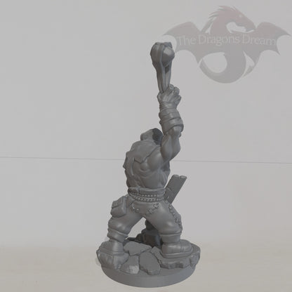 Orc with sword and sling