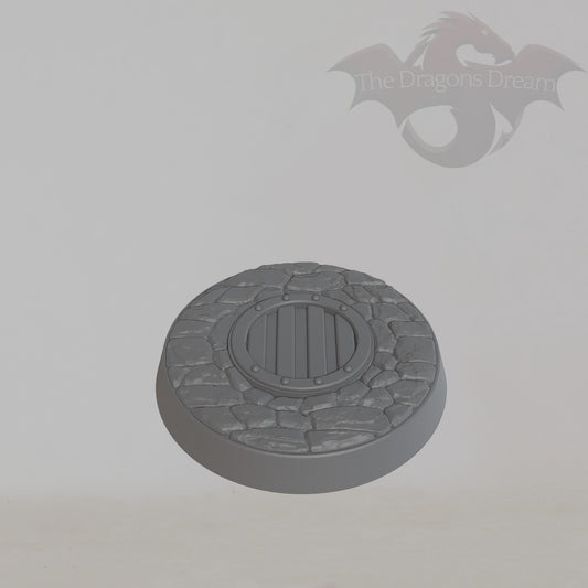 Round Base - Cobble Floor with Grate