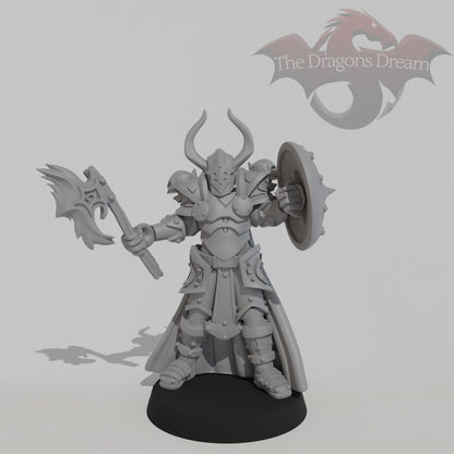Chaos Warrior - Axe and Shield