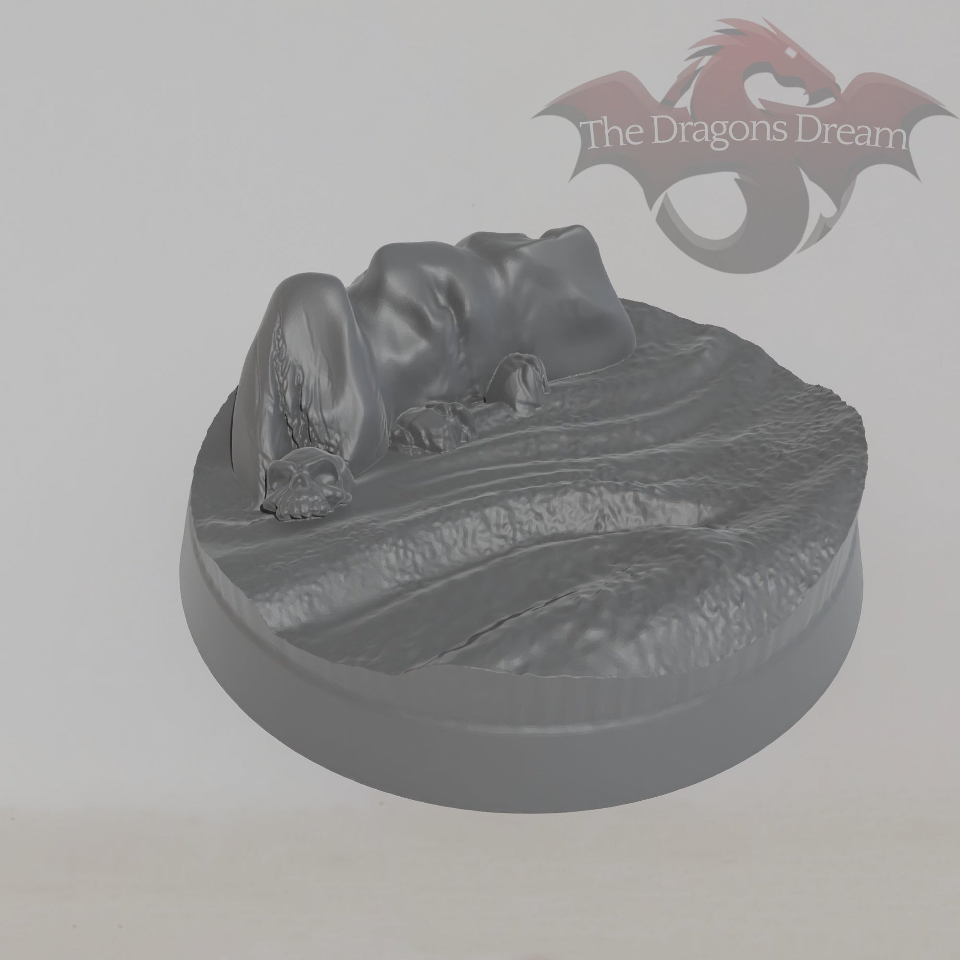 Desert Base with Skull - Cross Lances - The Dragons Dream 3D