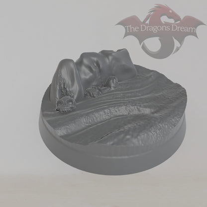 Desert Base with Skull - Cross Lances - The Dragons Dream 3D