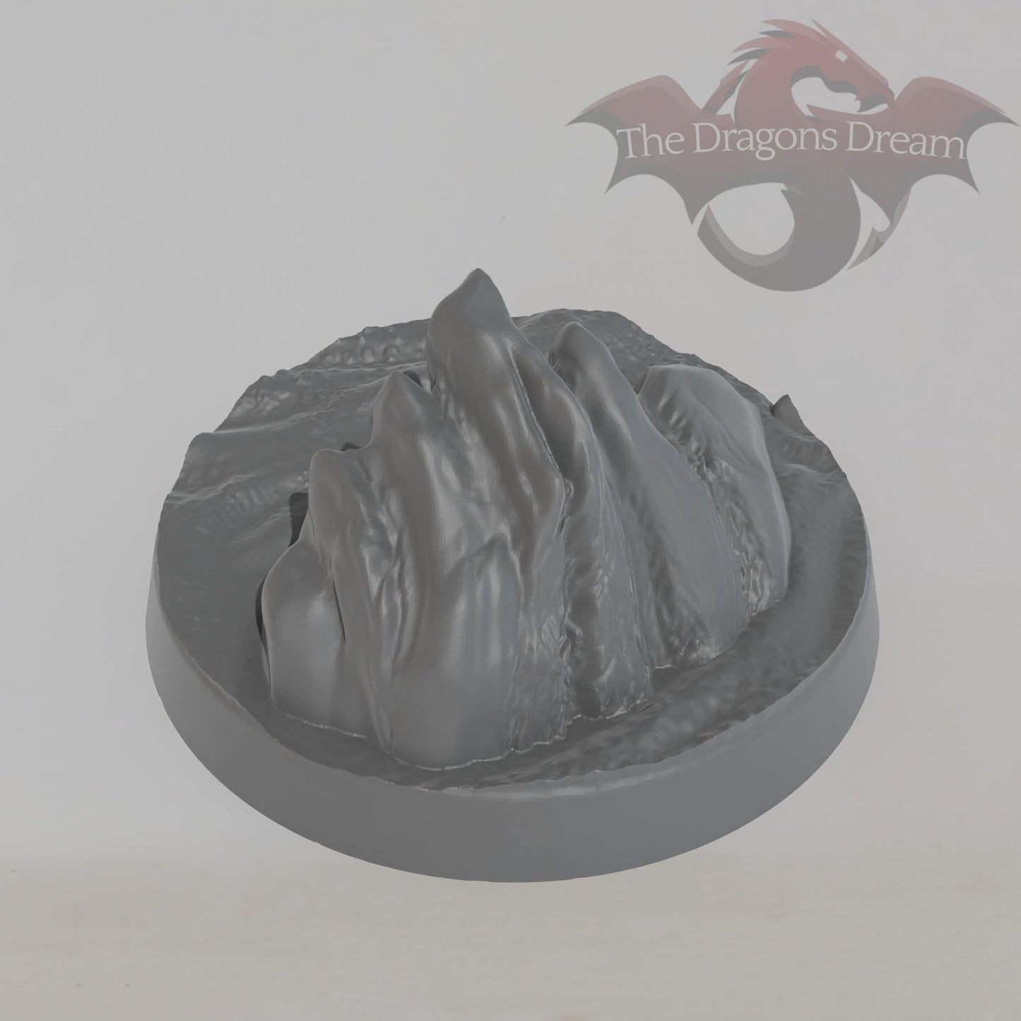Round Base - Desert with skulls