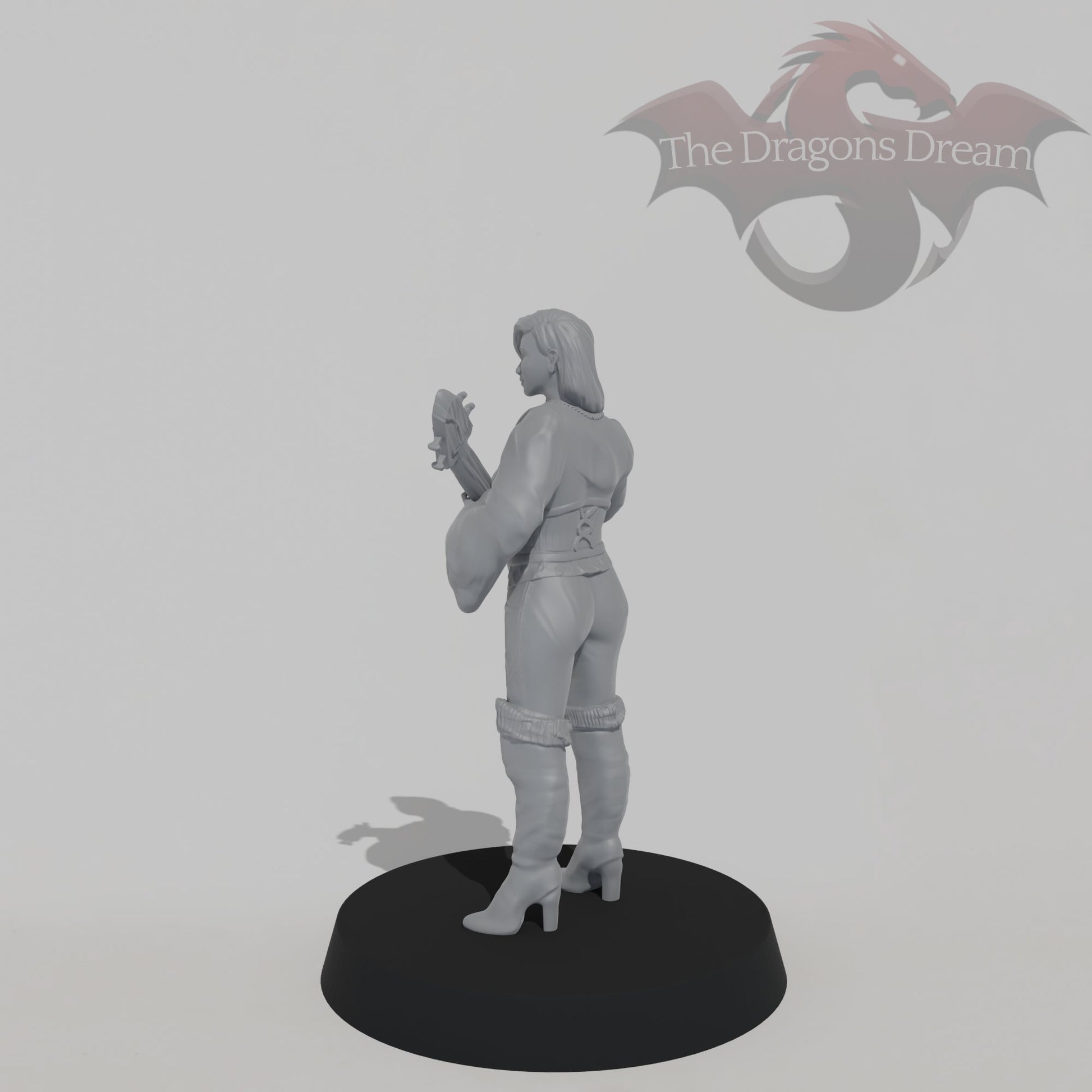 Female Bard with Lute