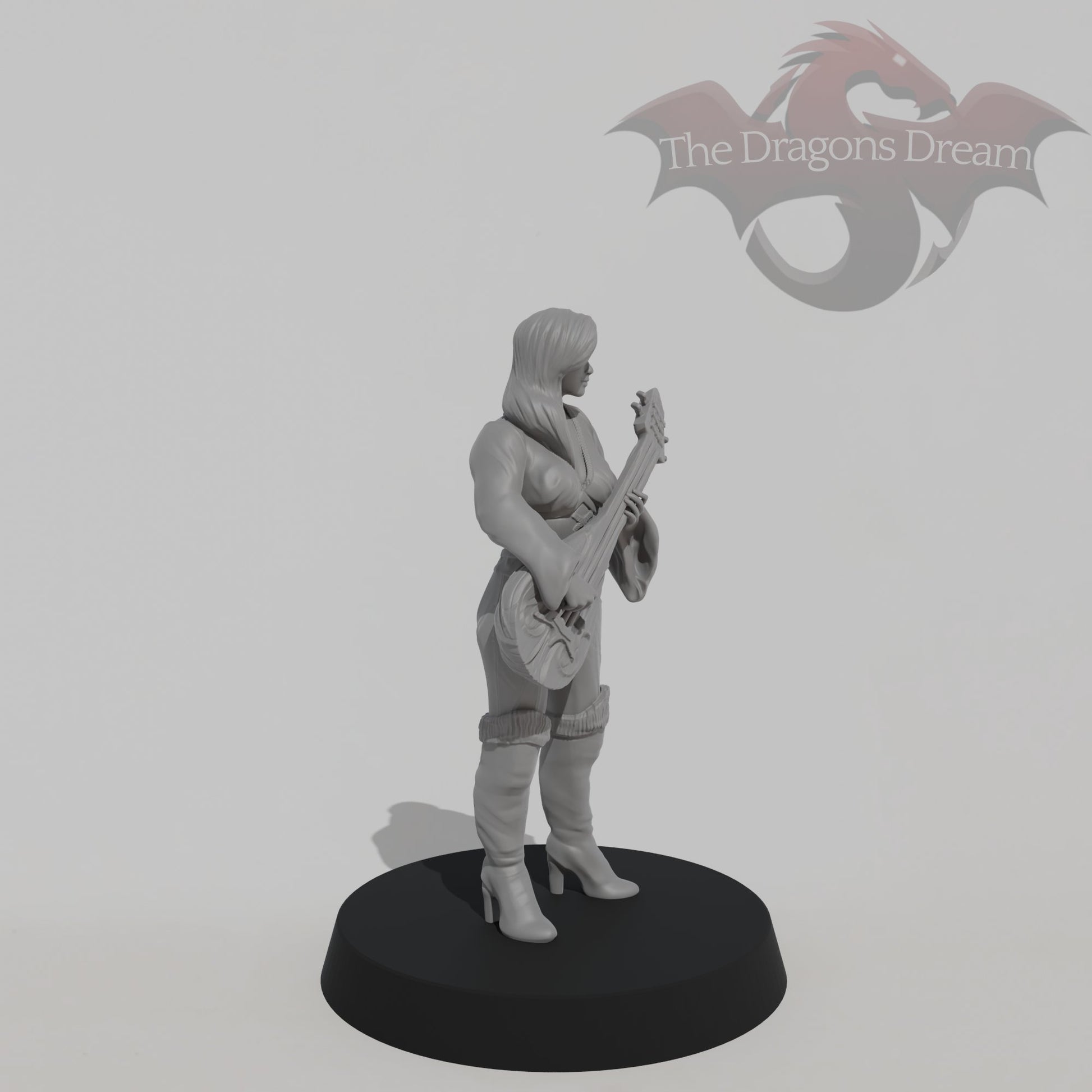 Female Bard with Lute