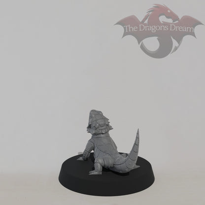 Metalforged Bearded Dragon Familiar