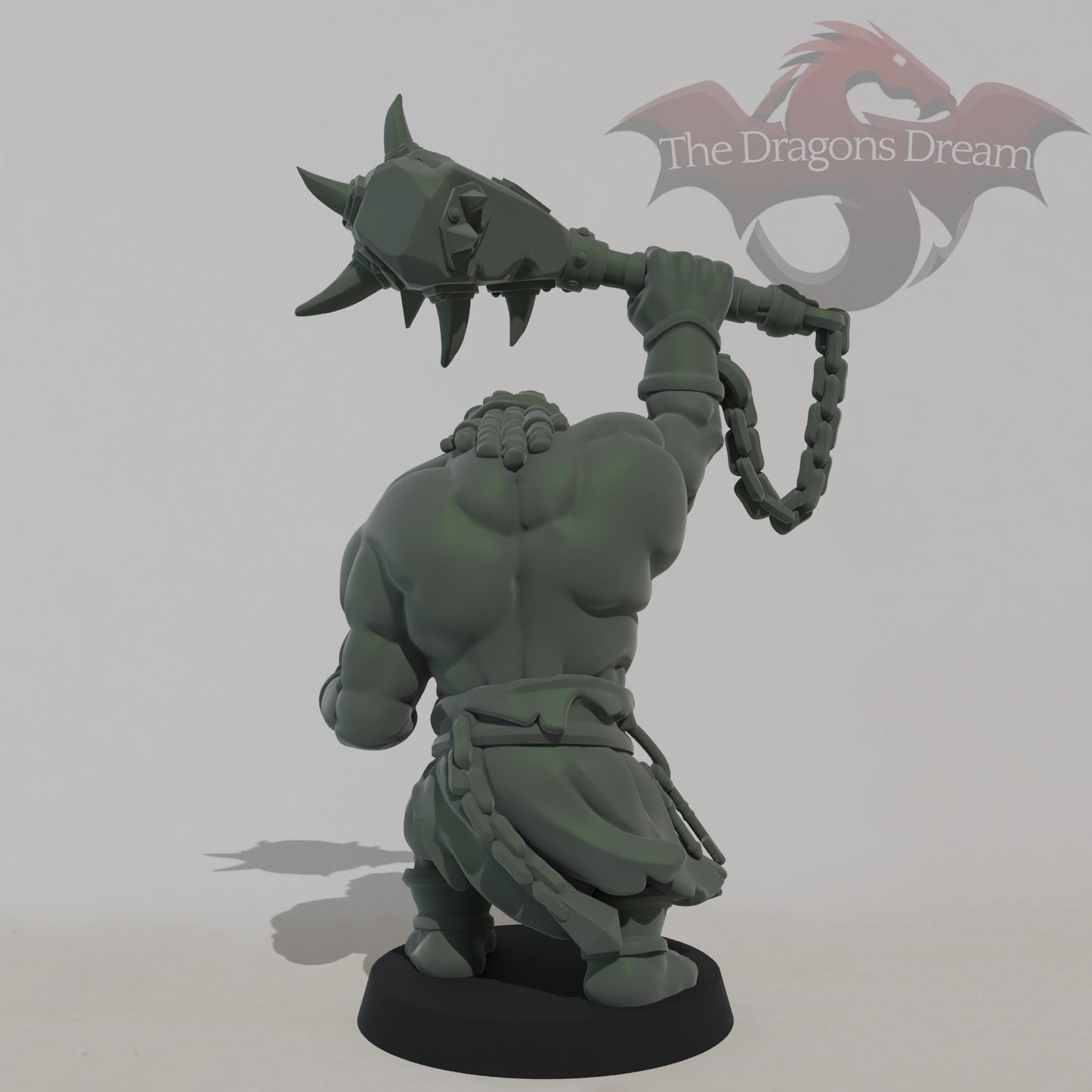 Orc with spiked club