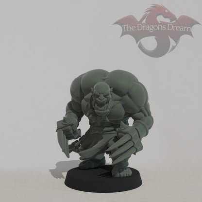 Orc with claw daggers