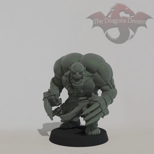 Orc with claw daggers