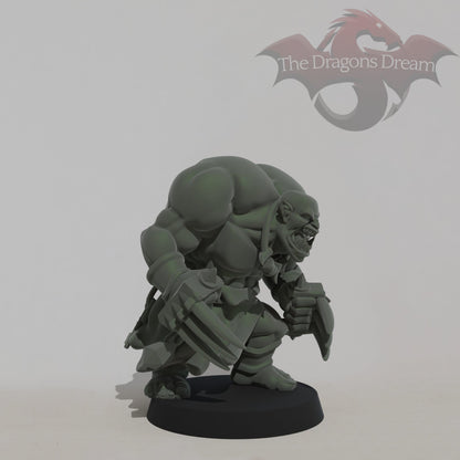 Orc with claw daggers