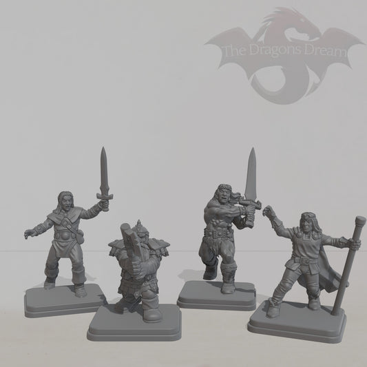 Advanced Box Art Inspired Heroquest Heroes