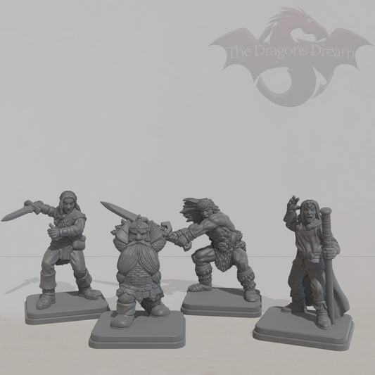 Box Art Inspired Heroquest Heroes