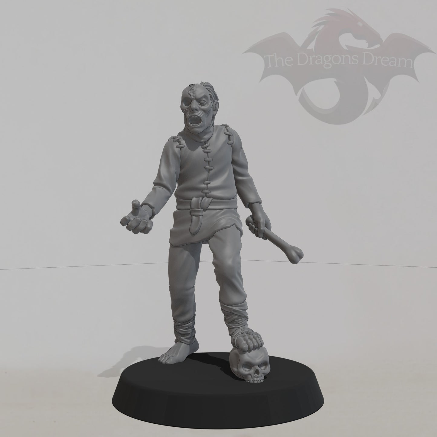 Zombie with bone