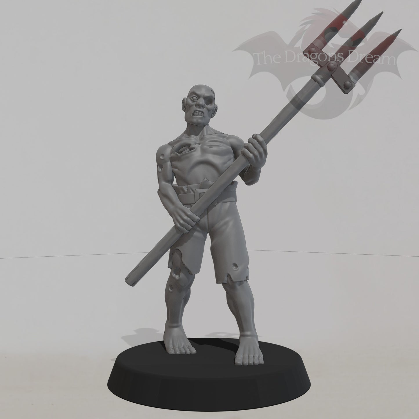Zombie with pitchfork