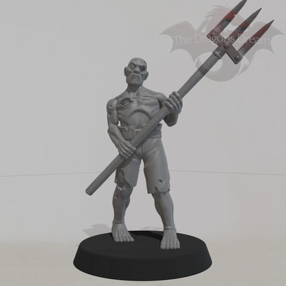 Zombie with pitchfork
