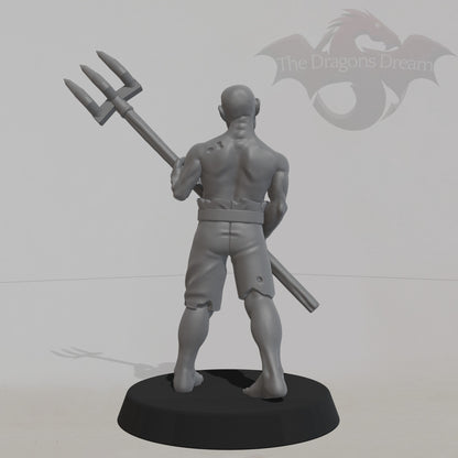 Zombie with pitchfork