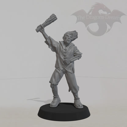 Zombie with Club