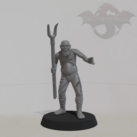 Zombie with pitchfork