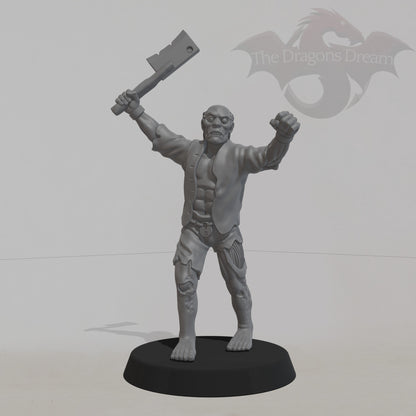 Zombie with cleaver