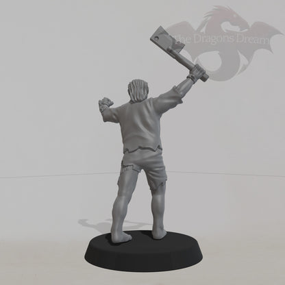 Zombie with cleaver
