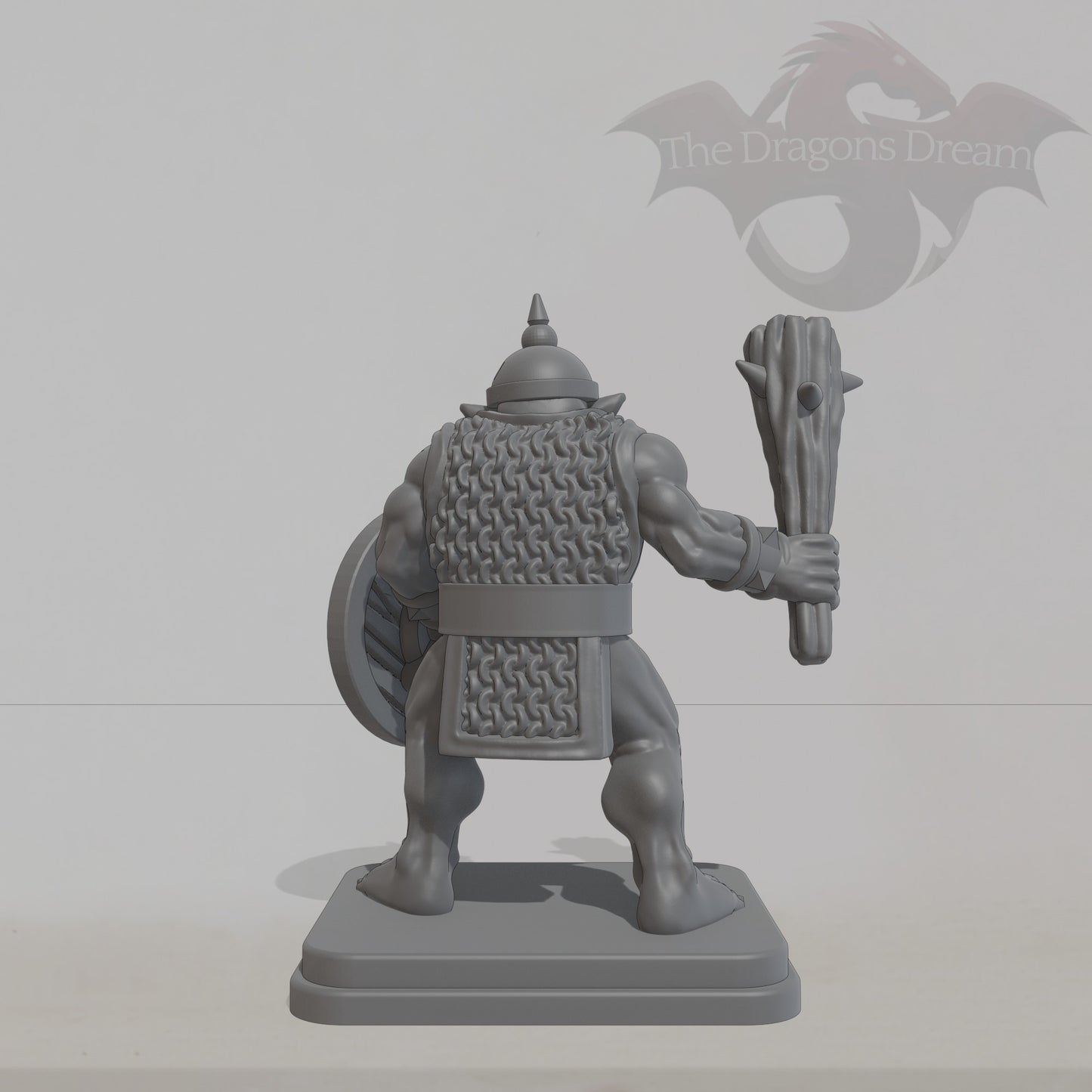 Orc with Club and Shield