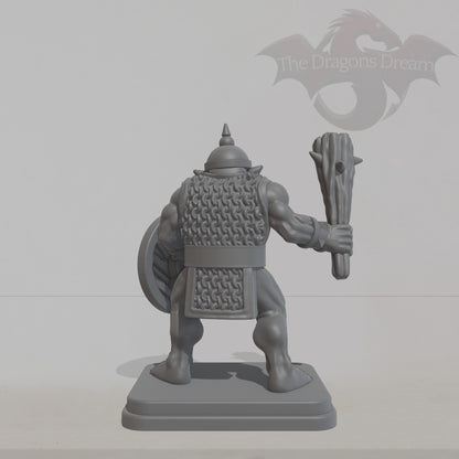 Orc with Club and Shield
